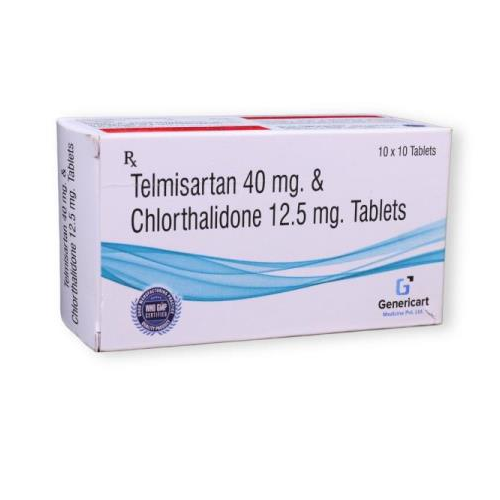 TELMISARTAN 40 MG + CHLORTHALIDONE 12.5 MG