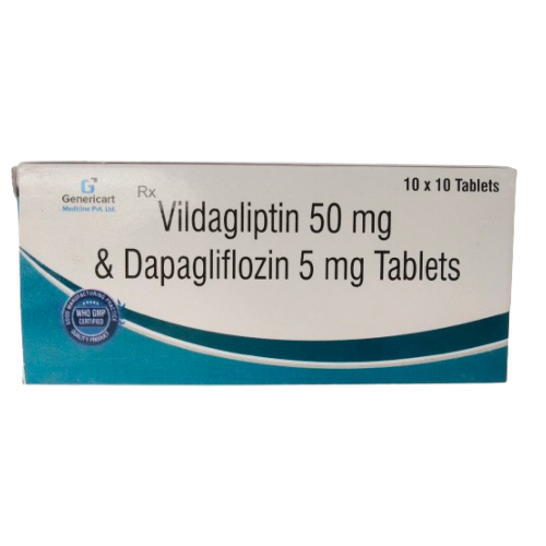 VILDAGLIPTIN 50 MG + DAPAGLIFLOZIN 5 MG