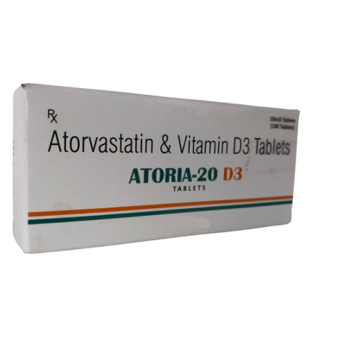 ATORVASTATIN 20+VITAMIN D3(CHOLECALCIFEROL 1000IU)