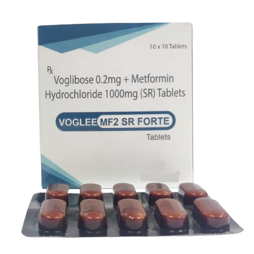 VOGLIBOSE 0.2 MG + METFORMIN HYDROCHLORIDE 1000 MG (SR)