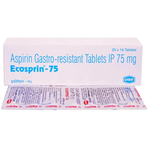 ASPIRIN GASTRO-RESISTANT TAB 75 MG/ECOSPRIN-75
