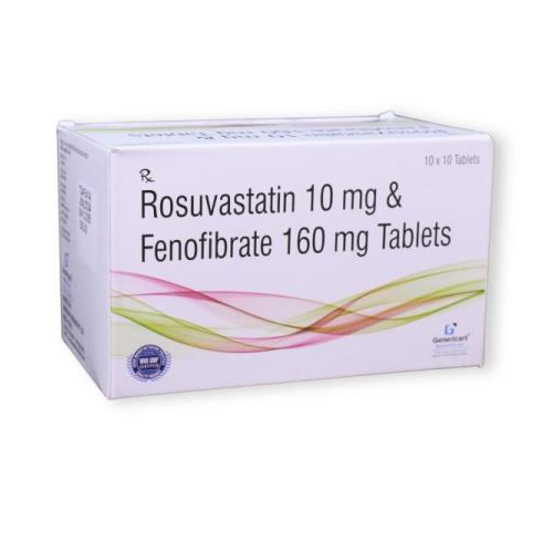 ROSUVASTATIN 10 MG + FENOFIBRATE 160 MG