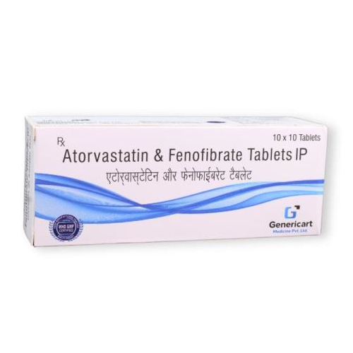 ATORVASTATIN 10MG +FENOFIBRATE 160 MG