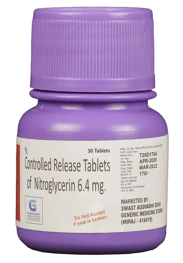 NITROGLYCERIN 6.4 MG(CR)