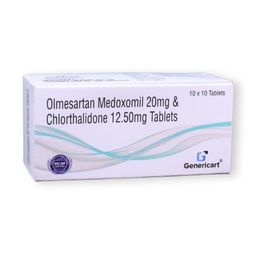 OLMESARTAN MEDOXOMIL 20 MG + CHLORTHALIDONE 12.50 MG