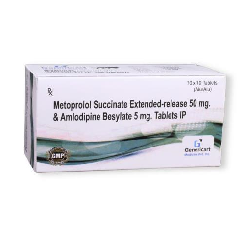 METOPROLOL (ER) 50 MG + AMLODIPINE 5 MG