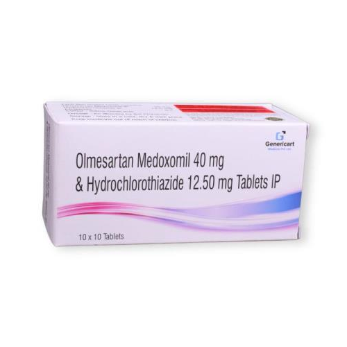 OLMESARTAN MEDOXOMIL 40 MG + HYDROCHLOROTHIAZIDE 12.50 MG