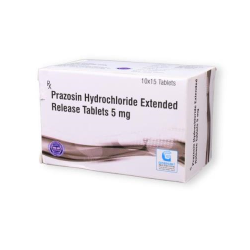 PRAZOSIN EXTND RELEASE 5 MG