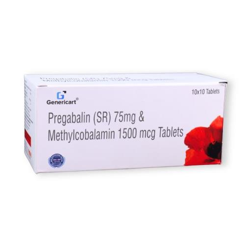 PREGABALIN 75 MG ( SR ) + METHYLCOBALAMIN 1500 MCG