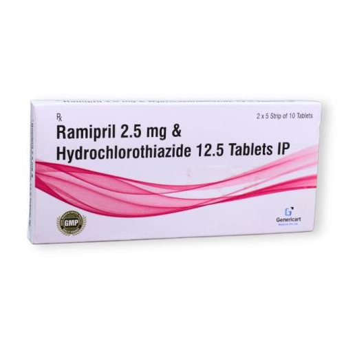 RAMIPRIL 2.5 MG + HYDROCHLOROTHIAZIDE 12.5 MG