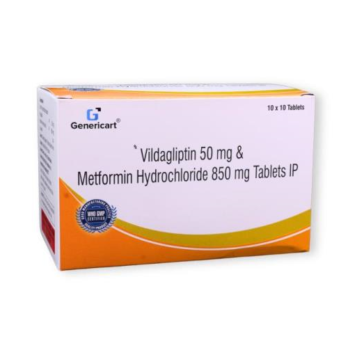 VILDAGLIPTIN 50 MG + METFORMIN HYDROCHLORIDE 850 MG