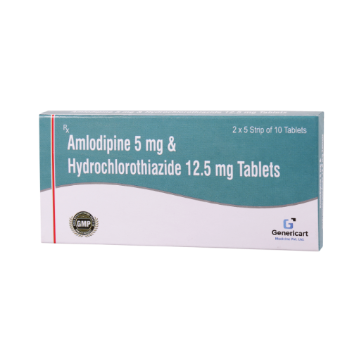 AMLODIPINE 5 MG + HYDROCHLOROTHIAZIDE 12.5 MG