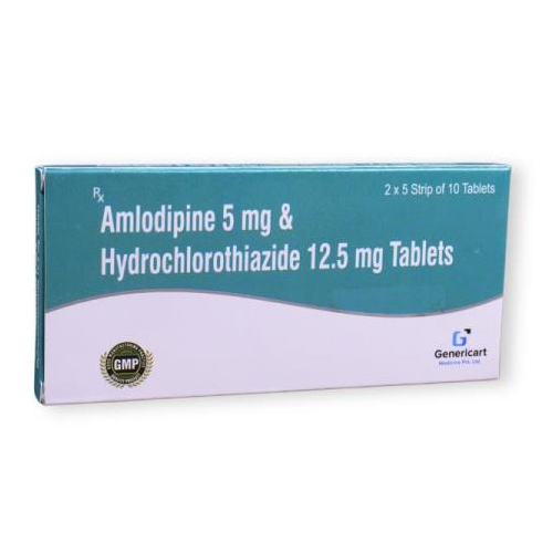 AMLODIPINE 5 MG + HYDROCHLOROTHIAZIDE 12.5 MG