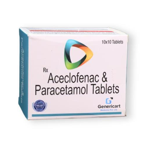 ACECLOFENAC 100 MG + PARACETAMOL  325 MG