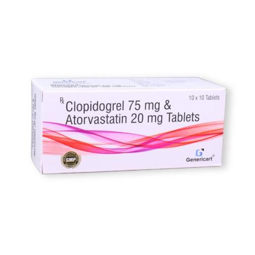 CLOPIDOGREL 75 MG + ATORVASTATIN 20 MG