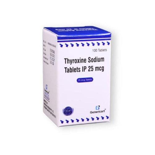 THYROXINE SODIUM 25 MCG