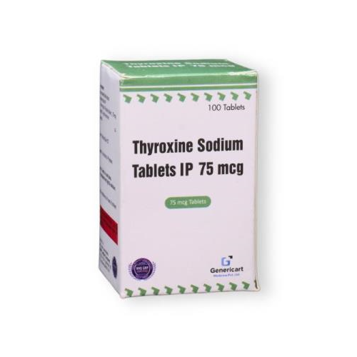 THYROXINE SODIUM 75 MCG