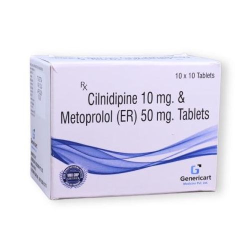 CILNIDIPINE 10 MG + METOPROLOL 50 MG ER