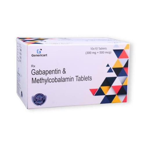 GABAPENTIN 300 MG + METHYLCOBALAMIN 500 MCG