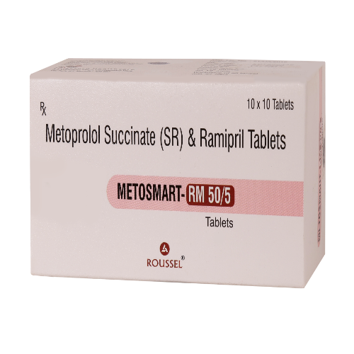 METOPROLOL SUCCINATE (SR) 50 MG + RAMIPRIL 5 MG