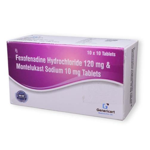 FEXOFENADINE HYDROCHLORIDE 120 MG + MONTELUKAST 10 MG