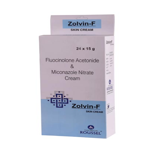 FLUOCINOLONE ACETONIDE 0.01% w/w + MICONAZOLE NITRATE 2.00% w/w 15 GM