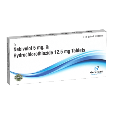 NEBIVOLOL 5 MG + HYDROCHLOROTHIAZIDE 12.5 MG