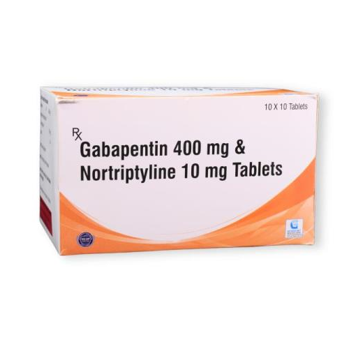 GABAPENTIN 400 MG + NORTRIPTYLINE 10 MG