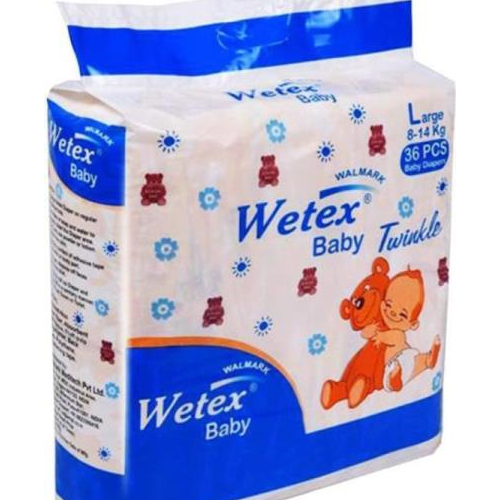 BABY DIAPER  (LARGE SIZE) 36 PIECE